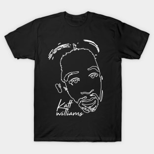 katt williams face outlined illustration T-Shirt T-Shirt